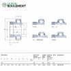 Rodamiento de soporte YEL207-2F-SKF