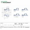 Rodamiento de soporte YEL208-108-2F-SKF