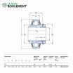 Rodamiento de soporte YSA212-2FK-SKF