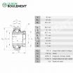 Rodamiento de soporte E30-KRR-B-INA