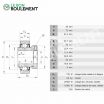Rodamiento de soporte E35-KLL-INA