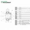 Rodamiento de soporte E45-KRR-INA