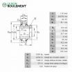 Rodamiento de soporte G1102-KRR-B-AS2-V-INA