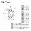 Rodamiento de soporte G1108-KRR-B-AS2-V-INA