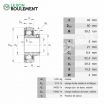 Rodamiento de soporte GAY40-NPP-B-INA