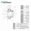 Rodamiento de soporte GE100-KRR-B-INA