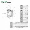 Rodamiento de soporte GE20-KTT-B-INA
