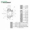 Rodamiento de soporte GE40-KRR-B-INA