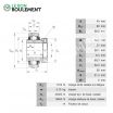 Rodamiento de soporte GE40-KTT-B-INA