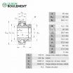 Rodamiento de soporte GE45-KRR-B-FA125.5-INA