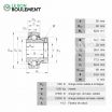 Rodamiento de soporte GE50-KRR-B-FA125.5-INA