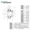 Rodamiento de soporte GE70-KTT-B-INA