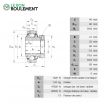 Rodamiento de soporte GNE40-KRR-B-INA