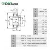 Rodamiento de soporte GRA100-NPP-B-AS2-V-INA