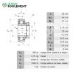 Rodamiento de soporte GRAE25-NPP-B-FA106-INA