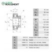 Rodamiento de soporte GRAE40-NPP-B-FA125.5-INA