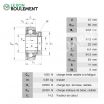 Rodamiento de soporte GRAE45-NPP-B-FA125.5-INA