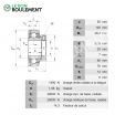 Rodamiento de soporte GRAE55-NPP-B-INA