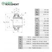 Rodamiento de soporte GYE45-210-KRR-B-INA
