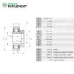 Rodamiento de soporte RA100-NPP-FA106-INA
