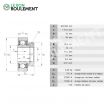 Rodamiento de soporte RA107-NPP-INA