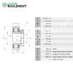 Rodamiento de soporte RA108-NPP-B-INA