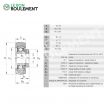 Rodamiento de soporte RABRB35/80-FA106-INA