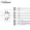 Rodamiento de soporte RAE12-NPP-B-INA