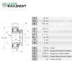 Rodamiento de soporte RAE30-NPP-B-INA