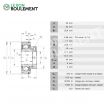 Rodamiento de soporte RAE30-NPP-NR-INA