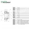 Rodamiento de soporte RALE25-NPP-B-INA