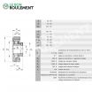 Rodamiento de soporte RCRA20/46-FA106-INA