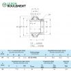 Rodamiento de soporte GE60-KRR-B-NKE