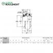 Rodamiento de soporte UC315-NSK