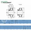 Rodamiento de soporte 1045-40KG-RHP