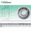 Rodamiento de soporte UC208-POM