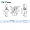 Unidad de rodamiento UCFC207-INOX