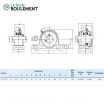Unidad de rodamiento UCP203-INOX