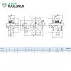 Unidad de rodamiento UCT209-INOX