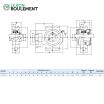 Unidad de rodamiento UCT211-INOX