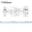 Unidad de rodamiento UCT212-INOX