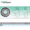 Rodamiento de soporte UK208+H2308