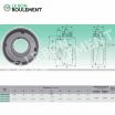 Rodamiento de soporte UK209+H2309