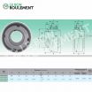 Rodamiento de soporte UK210+H2310