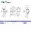 Unidad de rodamiento UKF215+H2315