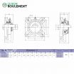 Unidad de rodamiento UKF216+H2316