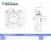 Unidad de rodamiento UKF311+H2311