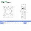 Unidad de rodamiento UKF313+H2313