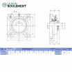 Unidad de rodamiento UKF316+H2316