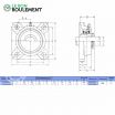 Unidad de rodamiento UKF320+H2320